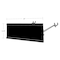 Azar Displays 6" H x 24" L Black C-Channel 600624-BLK - alternate 2